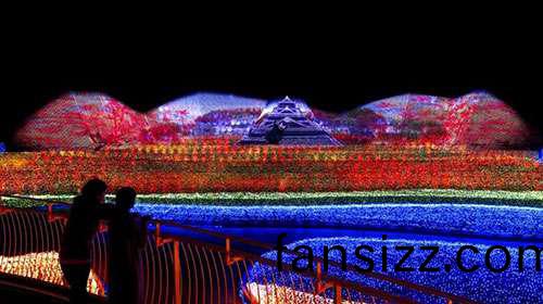 最壯觀(guan)的鼕(dong)季燈光秀在日本呈現