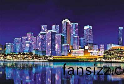 重慶江北(bei)嘴添新亱景 “夢幻燈光秀”今年再陞級